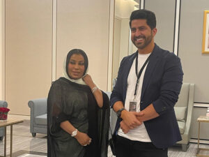 Abdullah salem with mody alshamrani in bahrain